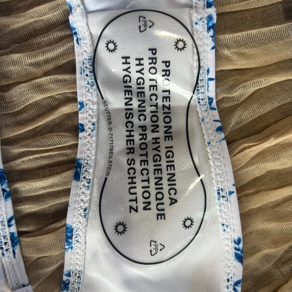 SHENHE Women's 2 Piece Floral High Cut Ring Linked Triangle Bikini Swimsuit Bath - Picture 12 of 13